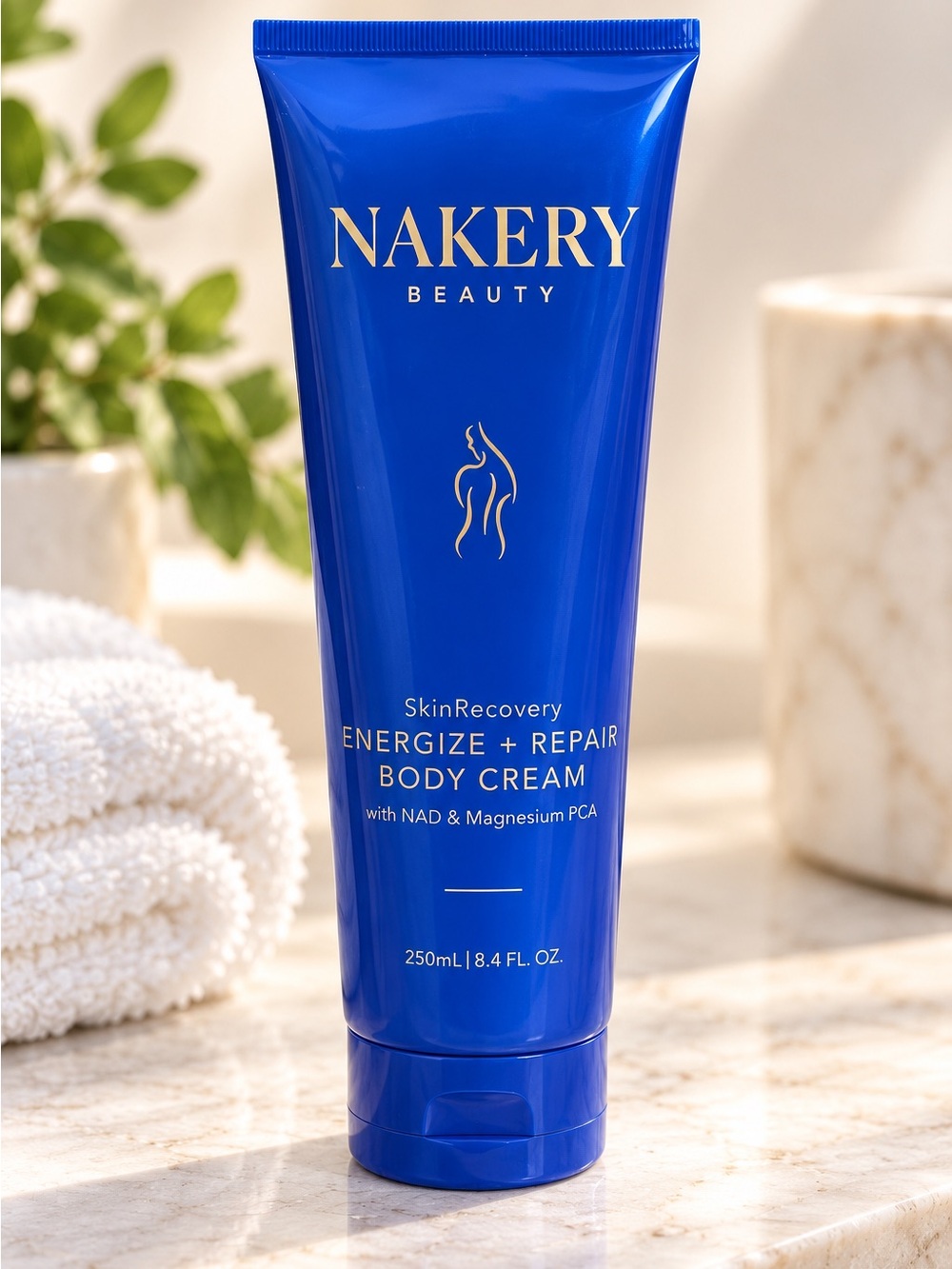 Nakery Beauty SkinRecovery Energize + Repair Body Cream 8.4 oz NEW